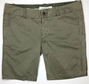 Union Mens Size 31 Dark Green Casual Cargo Shorts